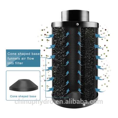 4" 6" 8" 10" 12" Premium Australian Carbon Air Scrubber Filter For Indoor Grow Tents, Hydroponics, Odor and Smoke Elimination