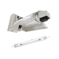 Hydroponics DE Enclose Reflector 1000W HPS Grow Light Double Ended HPS MH Fixture