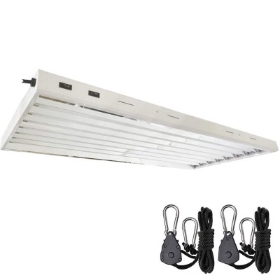 T5 Florescent 4 Foot 8 Lamps with 6500K and 40000 Lumen Grow Light System 8 Tubes Included