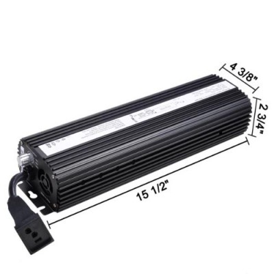 Hydroponics 120v 240v 1000watt 600watt 400watt digital dimmable grow light ballasts with fan