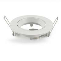 White LED GU10/MR16 Fixture/Halogen Ceiling lamp ring holder fitting for home kitchen