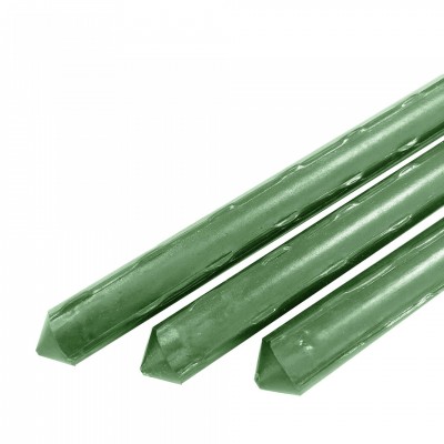 11mm Diameter Climbing Plant Plastic Stakes, Steel Metal Plant Support Stakes For Tomato Cages