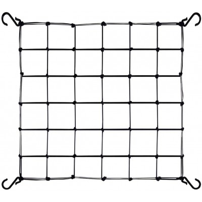 heavy duty elastic plastic rubber mesh bag trellis cargo netting with hooks