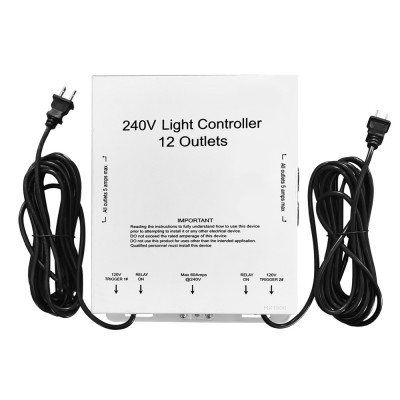 120 Volt 12 Lights Controller With Trigger Cords