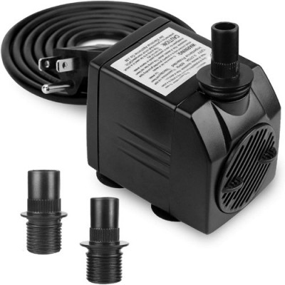 Fish Tanks Electrical Submersible Fountain pump,Small Quiet Aquarium pump with 3 nozzles