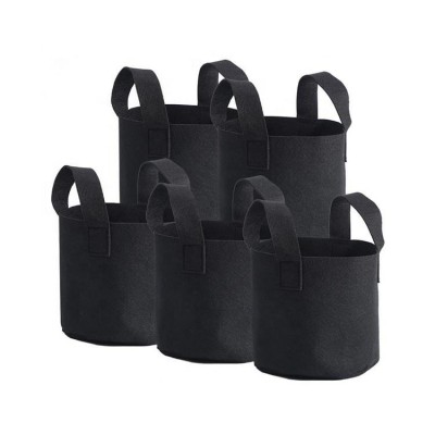 Heavy Duty Thickened Nonwoven Fabric Pots Grow Bags with Handles