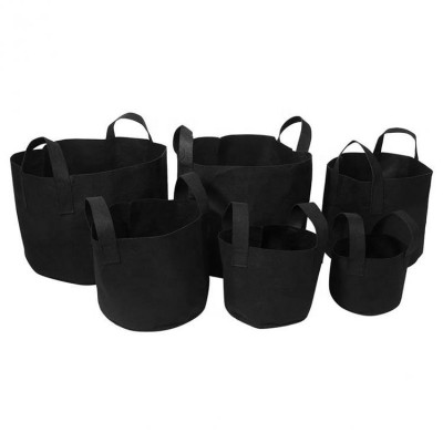 1 / 2 / 3 / 5 / 7 / 10 / 15 / 20 / 25 / 30 Gallon Non woven Fabric Pot Plant Grow Bags